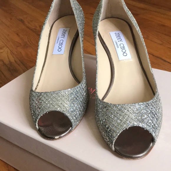 Jimmy Choo Isabel Peep Toe - Picture 4 of 8